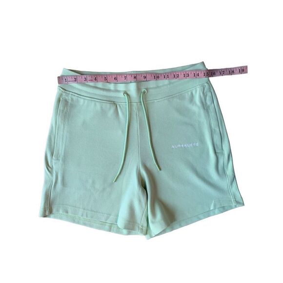 Alphalete Essential Core Shorts In Frozen Spring/Mint Green - Picture 9 of 9